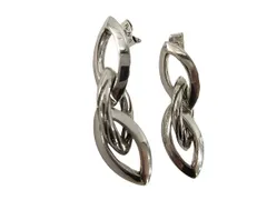 フィリップオーディベール PHILIPPE AUDIBERT 3連 ピアス シルバー アクセサリーのサムネイル