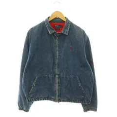 ポロ バイ ラルフローレン Polo by Ralph Lauren 90s DRY CLEAN ヴィンテージ デニムジャケット ブルゾン ジップアップ L インディゴ /NR ■GYのサムネイル