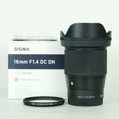 eマウント SIGMA 16mm F1.4 DC DN おまけフィルター付 - メルカリ