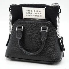 Maison Margiela（メゾン マルジェラ）5AC Classique Baby ベビー 2WAY ハンドバッグ ショルダーバッグ ブラック レザー チェーン レディース S56WG0082【中古】のサムネイル