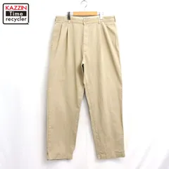90s vintage RALPH LAUREN 2タック チノ パンツ メンズ Lサイズ相当のサムネイル