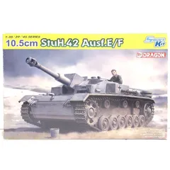 【中古】ﾐﾘﾀﾘ）DR6834 ﾄﾞﾗｺﾞﾝ 1/35 WW.II ﾄﾞｲﾂ軍10.5㎝突撃榴弾砲42 E/F型[69][240070108624]のサムネイル