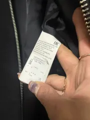 MM6 Maison Margiela ブラック ジッパーコートのサムネイル
