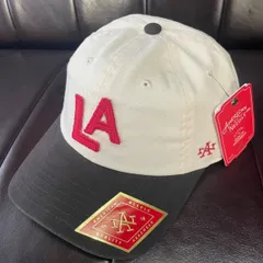 新品　AMERICAN needle アメリカンニードル　ベースボールキャップ　LA　IVORY/BLACK　「Los Angeles Angels」アーカイブ　ヴィンテージ　復刻 白系　黒　赤　Y2K　大谷翔平のサムネイル