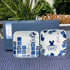 ミッキーマウス 陶器製食器 中皿　2枚　未使用　15cmのサムネイル