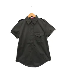 ポールスミスジーンズ Paul Smith JEANS 国内正規品 シャツ ブラウス 半袖 コットン シンプル 40 カーキ /KT38のサムネイル