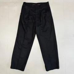 FARAH ファーラー One Tuck Side Adjustable Pants FR0302-M4001 ワンタックパンツ ダークグレー size 34-32　【中目黒A05】のサムネイル