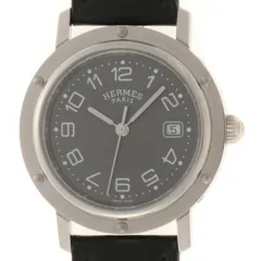 HERMES エルメス ウォッチ クリッパー CL6.410 腕時計 ステンレス クオーツ グレー文字盤 レディース【中古】【430】2148104073228のサムネイル