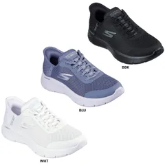スケッチャーズ SKECHERS スリップインズ ゴー ウォーク フレックス グランドエントリー GO WALK FLEX-GRAND ENT レディース 靴 スニーカー シューズ 通勤  124836 WHT ホワイトのサムネイル
