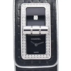 シャネル CHANEL H6208 コード ココ ダイヤモンド ブラック クォーツ レディース 美品 箱・保証書付き 腕時計 P#148936のサムネイル