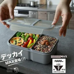 抗菌ライスボーイ max シービージャパン dsk.pig ライスボーイ 汁漏れしない なし お弁当箱 1600ml 弁当箱 大容量 男性 中学生 高校生 メンズ 大人 電子レンジ 食洗機対応 1段 洗いやすい 大きい 一体型仕切り 高校男子のサムネイル