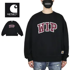 カーハートWIP トレーナー Carhartt WIP スウェット トップス メンズ レディース ブランド 大きいサイズ おしゃれ おすすめ 黒 裏毛 ビッグシルエット オーバーサイズ carhartt203 ブラック M L XL XXLのサムネイル