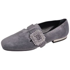未使用 ロジェヴィヴィエ Roger Vivier ローファー スエードレザー