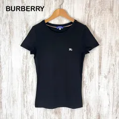 BURBERRY BLUE LABEL バーバリーブルーレーベル ホースロゴ刺繍 クルーネック Tシャツ ブラックのサムネイル