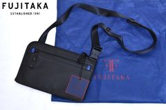 未使用タグ付】フジタカ レザーショルダーバッグ ボディバッグ
