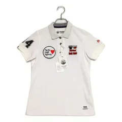 中古 レディース ホーンガーメント HORN GARMENT 半袖ポロシャツ S ホワイトのサムネイル