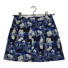 中古 レディース ゾーイ ZOY スカート 38(M) 紺 ネイビー系 春夏 ボタニカル柄のサムネイル
