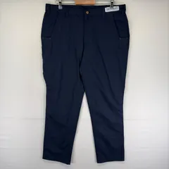 古着 カーハート Carhartt パンツ ジッパーフライ リップストップ ワンポイントロゴ 薄手 ワークパンツ w36 L32  ネイビー系 メンズのサムネイル