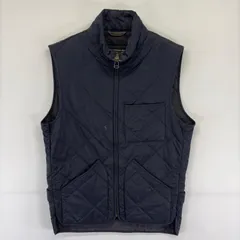 古着 ジェイクルー J.CREW ベスト フルジップ キルティング XS  ブラック系 無地 メンズのサムネイル