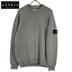 STONE ISLAND　ストーンアイランド　7915508A3 グレー クルーネックニットプルオーバー　XLのサムネイル