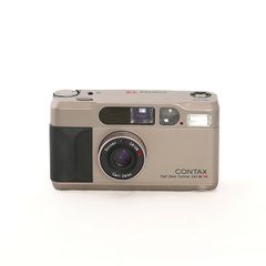 Contax T3 シルバー データバック、ハーフレザーケース付き、70周年