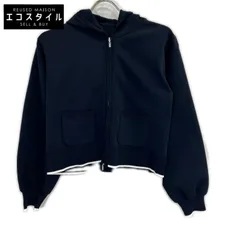 FOXEY NEW YORK　フォクシーニューヨーク　24年 44438 ネイビー CARDIGAN ALIGN ジップアップパーカー　38のサムネイル