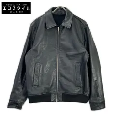 SOPHNET.　ソフネット　SOPH-222003 22AW ブラック カーフレザー LEATHER ZIP JACKET　Lのサムネイル