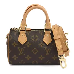 ルイヴィトン バッグ レディース ナノスピーディ モノグラム ハンドバッグ ミニバッグ ショルダーバッグ Louis Vuitton M81085 未使用展示品のサムネイル