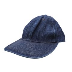 45R✨リネンダックのヨットキャップ（インディゴ） R刺繍 45rpm ゴム