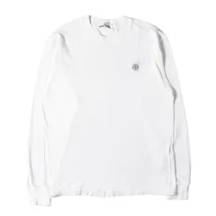 STONE ISLAND ストーンアイランド Tシャツ ホワイト 白 サイズ:M ロゴパッチ ロングスリーブ Tシャツ トップス カットソー 長袖【メンズ】【中古】のサムネイル