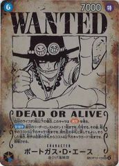 ONE PIECE ポートガス・D・エース 手配書 メタリックカード ONE PIECE ポートガス・D・エース 手配書 メタリックカード - メルカリ