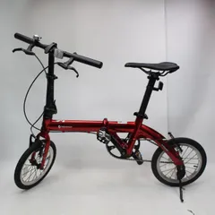 324)RENAULT PLATINUM LIGHT6（ルノー プラチナライト6）14インチ折り畳み自転車 メタリックレッドのサムネイル