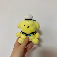 横浜限定 ポムポムプリンカフェ マスコット すいへい ボールチェーン