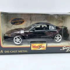【未開封】1/24 マスタング コブラ 1999 ブラック マイストミニカー 外箱付きのサムネイル
