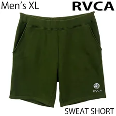 【USED／メンズXL】RVCA スウェット ショーツ 裏起毛 オリーブのサムネイル