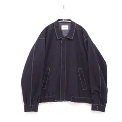 【中古A】メンズ M モンキータイム 20SS TRツイル ステッチ ジップブルゾン monkey time 8325-174-0615 ユナイテッドアローズ ネイビーのサムネイル