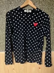 PLAY COMME des GARCONS ドット柄 長袖カットソー S - メルカリ