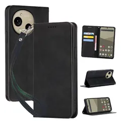 【新品】 Seninhi 対応 AQUOS R11 用の ケース 手帳型 アクオス R11 SH-51G/SH-M35 用の スマホケース 携帯ケース 職人仕様 手縫い革ケース 手帳型ケース スタンド機能付き 財布型 耐衝撃 ケース カード収納 レザー 多 1のサムネイル