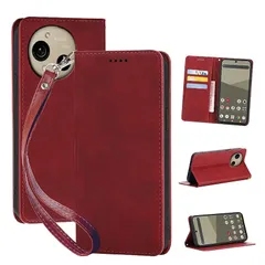 【新品】 Seninhi 対応 AQUOS R11 用の ケース 手帳型 アクオス R11 SH-51G SH-M35 用の スマホケース 携帯ケース 職人仕様 手縫い革ケース 手帳型ケース スタンド機能付き 財布型 耐衝撃 ケース カード収納 レザー 多 1のサムネイル