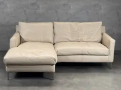 【サマー感謝＆在庫入替SALE】革リペア・クリーニング済　アイラーセン STREAMLINE ストリームライン 本革 カウチソファ左          i-00081のサムネイル