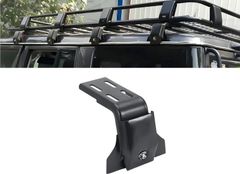 汎用 車載ルーフラック用取付ブラケット アルミ合金製 高さ12-16cm/19 