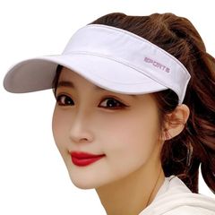 【新品】 [ワン リミテーション] バイザー パステルカラー サンバイザー 帽子 シンプル ランニング 日よけ 夏 レディース CP422(ホワイト) 1