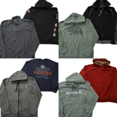古着卸 まとめ売り ブランド スウェット 8枚セット ( メンズ XL ) ノースフェイス トミー アディダス LEE コロンビア 中古 古着 NF5934のサムネイル