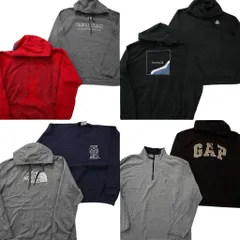 古着卸 まとめ売り ブランド スウェット 8枚セット ( メンズ 2XL ) ノースフェイス ノーティカ LEE GAP ジョーダン 中古 古着 NF6001のサムネイル