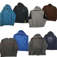 古着卸 まとめ売り ブランド スウェット 8枚セット ( メンズ L ) ノースフェイス リーバイス プーマ ノーティカ アディダス 中古 NF6024のサムネイル