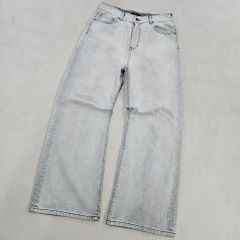OY オーワイ バックステッチ ワイド デニムパンツ ジーンズ - メルカリ