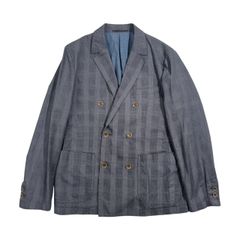 カシミヤ混 BURBERRY LONDON バーバリーロンドン チェック テーラード