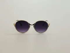 グラデーション PURPLE ラウンド レディース サングラス_037のサムネイル