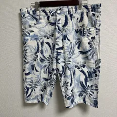 ビッグサイズ！XXLサイズ (^w^)b GOTCHA ガッチャ ショートパンツ・ハーフパンツ ハーフ丈 ドローストリング ウエストゴム ポケット付き ヤシの木柄 ハイビスカス柄 ボタニカル柄 アロハ柄 リゾート柄 花柄 メンズ OM13191HGのサムネイル
