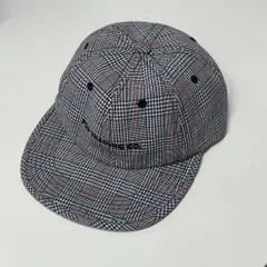 POP TRADING COMPANY ポップトレーディングカンパニー CHECK LOGO BASEBALL CAP ベースボールキャップ グレー size:-【中目黒A11】のサムネイル